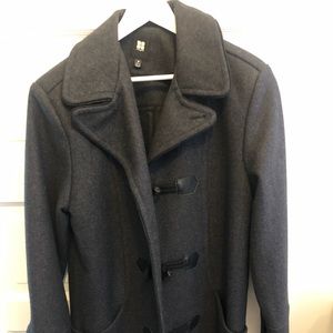 Insight Men’s Grey Wool overcoat